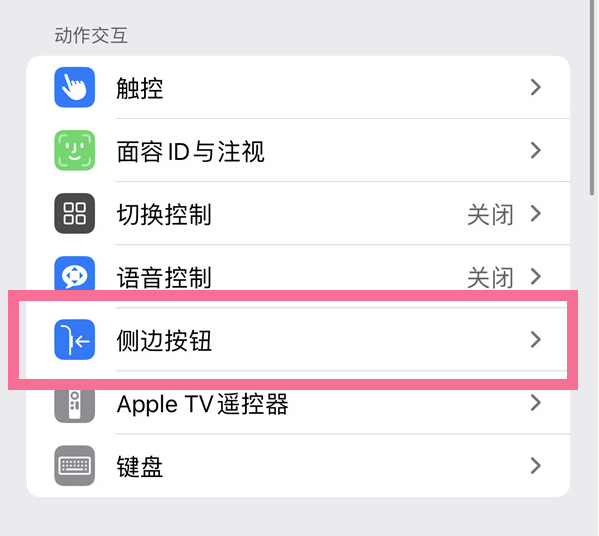 旬邑苹果14维修店分享iPhone14 Plus侧键双击下载功能关闭方法 