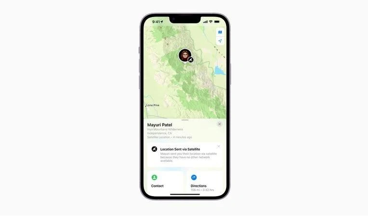 旬邑苹果14维修分享iPhone14系列中 FindMy功能通过卫星分享位置方法教程 