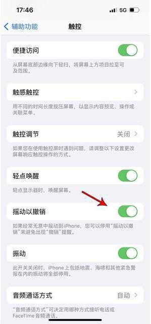 旬邑苹果手机维修分享iPhone手机如何设置摇一摇删除文字 